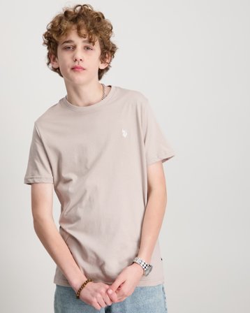 U.S. Polo Assn. DHM Tshirt Beige T-skjorter Gutt - Kids Brand Store