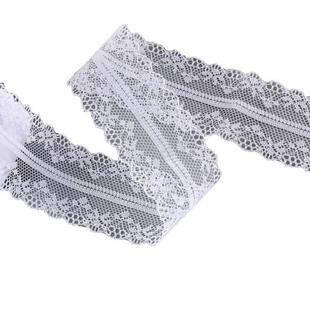 Blonderand Vintage Blonderbånd Hvit Beige Vintage (30m)