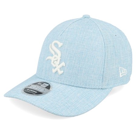 New Era - Azul adjustable Gorra - Chicago White Sox 9FORTY M-crown Cotton Weave Blue A-frame Adjustable @ Hatstore