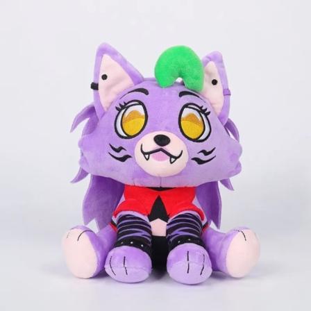 Plysch leksaker Anime Freddy Säkerhet Plysch docka Kawaii Söt Fazbear Foxy Bonnie Ribbit Stuffed Toys