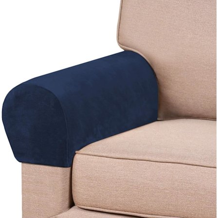 Tykke Armlener i Fløyelstrekk for Stoler og Sofa Fåtöljöverdrag for Armer Sofa Armöverdrag Armstödsöverdrag for So