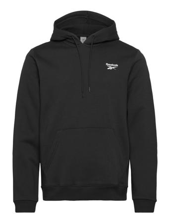 Ri Left Chest Logo Hood Hoodie Trøje Sort Reebok Performance