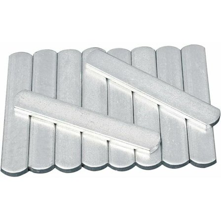 Vægtvest Stålplader Justerbar Rustfri Styrketræning Vægt Lang Stålplade med Afrundet Hoved til Benstøtte Vægtvest