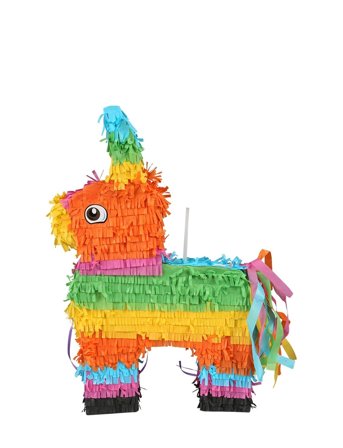 Joker Pinata Foldable Donkey - Multi/patterned - 48 cm