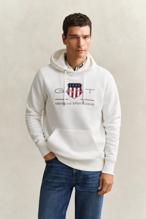 GANT Herren Hoodie (M) Weiß