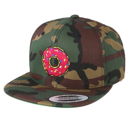 BOOM - Camo snapback Keps - Donut Time Camo Snapback @ Hatstore