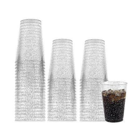 Plastchampagne-, vin- och champagneglas, återanvändbara vinglas för trädgården