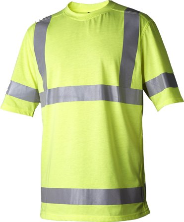 Top Swede 168 T-skjorte varsel, gul Str. S, Klær