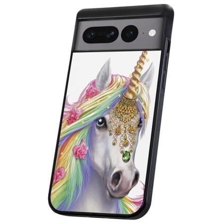 Google Pixel 7 Pro - Cover/Mobilcover Unicorn/Enhjørning
