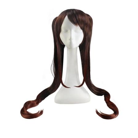 Spill Genshin Impact Hutao Cosplay kostyme Parykk Hestehale Hår Liyue Hu Tao Ringer Genshin Cosplay kostymer Wig