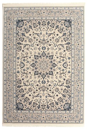 Médaillon Nain Emilia Beige/Bleu Grand Tapis