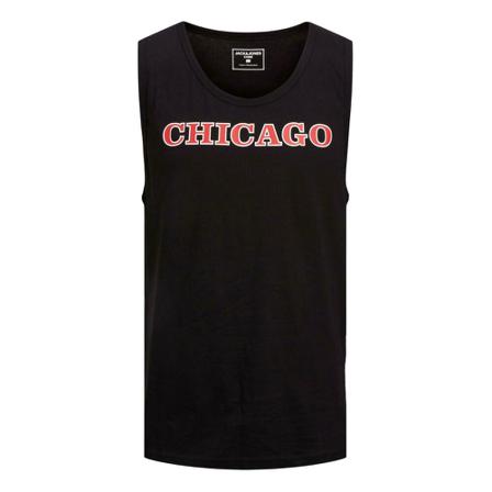 Jack & Jones, Tank top Czarny, Mężczyzna, Rozmiar: L