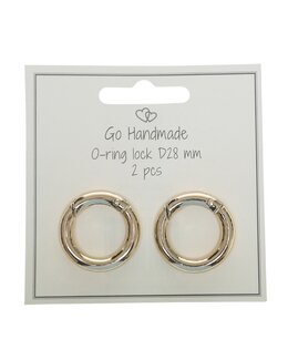 Öffnungsbare Ringe 2-er Pack Gold