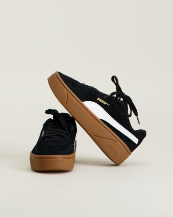Puma Puma Club II Era Platform SD Wns Musta Kengät Tytöt - Kids Brand Store