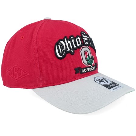 47 Brand - College Rot adjustable Cap - Ohio State Buckeyes Ncaa Charlton Tt 47 Hitch Charlton Red/Grey A-Frame Adjustable @ Hatstore