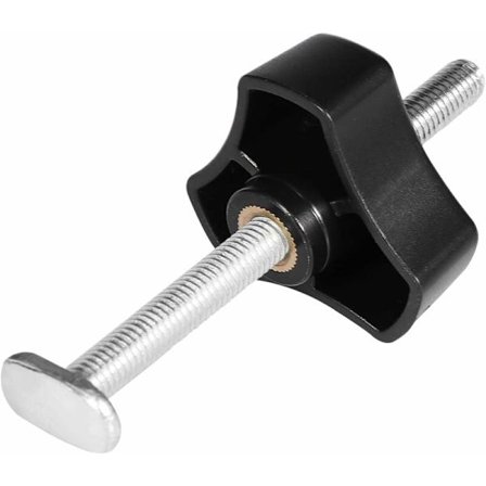 T-spårklämmor, metall T-spår T-skena snabbklämma, snabbverkande metall T-skena klämma, träbearbetningsverktyg, snabbklämma (T-skruv + M8 plasthandtag)