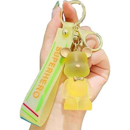 Keychain Teddy Bear Accessories for Women Girls Keyring for Car Keys Handbags Backpack