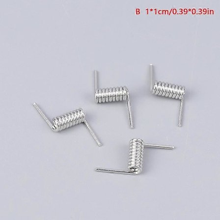 4 stk Store Hårklemmer Spesialtilbehør Stålfjær Spesialfjær V-fjær For Hårnål Fjærklemme B B