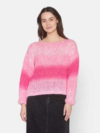 B. COPENHAGEN - Strik - Pink Mix - Bred Halsudskæring