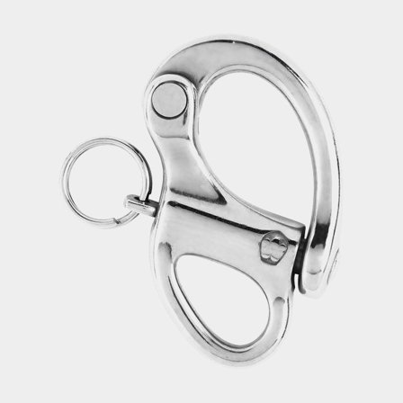 Snapsluiting Wichard Snap Shackle, 8 mm / 6 mm, 35 mm, roestvrij staal, vast oog