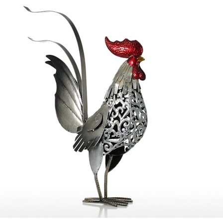 Tupp i järnskulptur Heminredning Djurhantverk Järngåva Gr