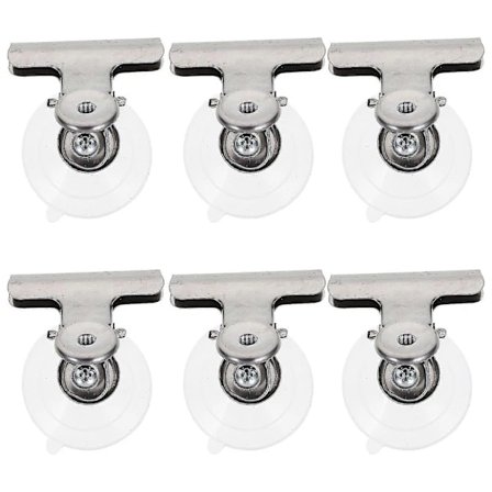 /EA/8 st Sugkoppsklämma Kraftig Klämma Stor Sugkopp För Att Hålla Skyltar På Fönster