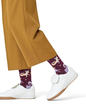Happy Socks Capricorn Sock - Burgundy - 41-46