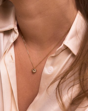 Edblad Bel Necklace Caramel Gold Guldfärg Smykker Jente - Kids Brand Store