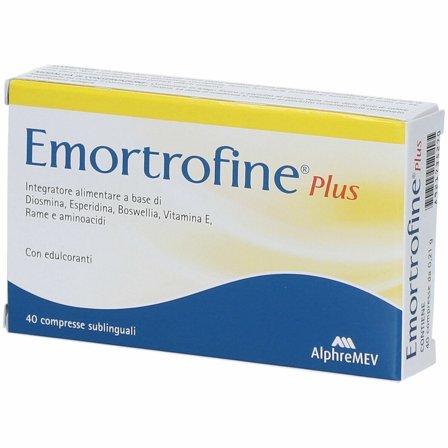 Emortrofine plus 40 compresse