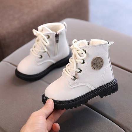 Nya Vinter Baby Snow Boots Barn Mjuk Sole Walking Skor
