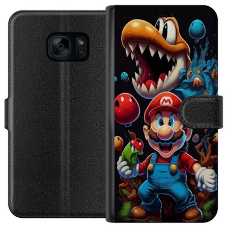 Yhteensopiva Lompakkokotelo Samsung Samsung Galaxy S7 Super Mario