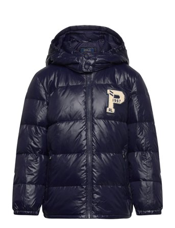 Ralph Lauren Kids | Glossed Hooded Down Jacket | 150-161