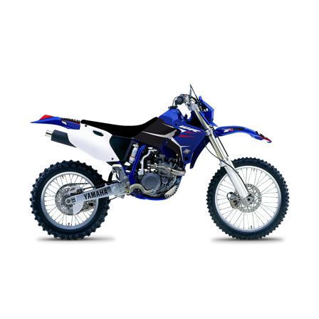 Kit Adesivi Blackbird Dream 4 Blu-Nero-Bianco - Yamaha WR 400F 1998-2000