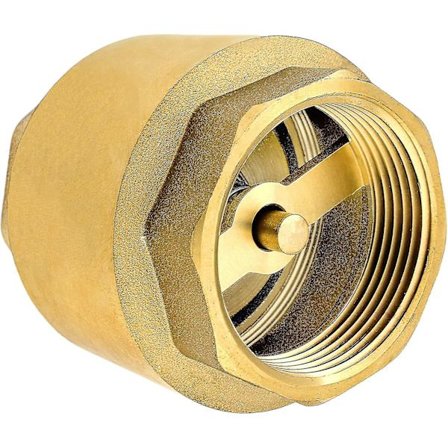 1 1/2 Tommer Kontrolventil Fremstillet Af Højtydende HøjKvalitets Messing, Rustfri Og Lækagesikker Til En Pumpe, Springvand, Vaskemaskine, Have, 