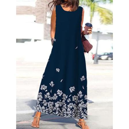 Sexig Kortärmad Plus Size 5xl Boho Klänning Lot Solid Shiny Sum