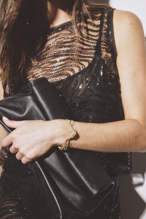 NA-KD Bracelet avec nœud - Accessoires Nouvel An - Or - One Size