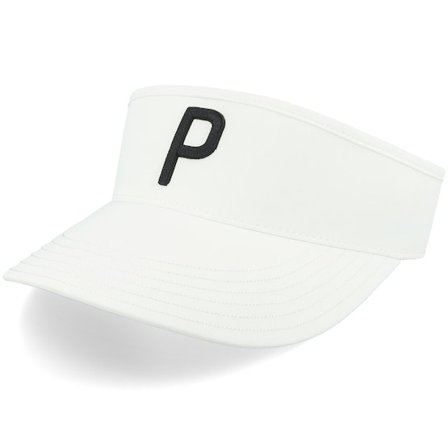 Puma - Tech P White Visor Visor White Cap - @ Hatstore