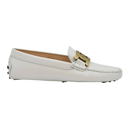 Tod's, Flat shoes Wit, Dames, Maat:39 EU