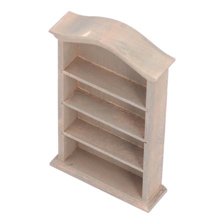 Tredukkehus Bokhylle DIY Miniatyr Mini Dukkehus Bokhylle Skap Innredning