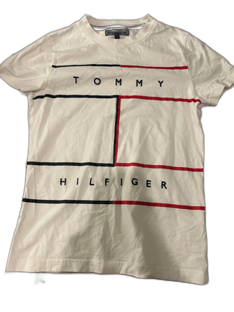 Vit Tommy Hilfiger t-shirt XS