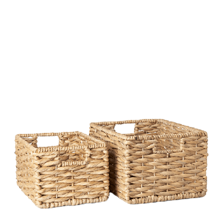 Åhléns Home Flätade förvaringskorgar, 2-pack Förvaring ONESIZE