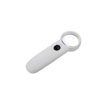 40X 21mm 2 lysdioder håndholdt forstørrelsesglas