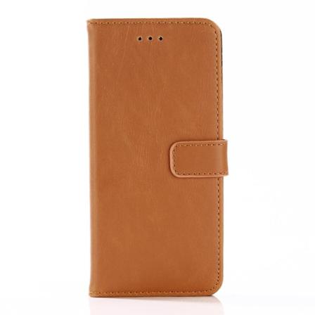 Samsung Galaxy S8 Stilfuldt pung etui Lysebrun Brown