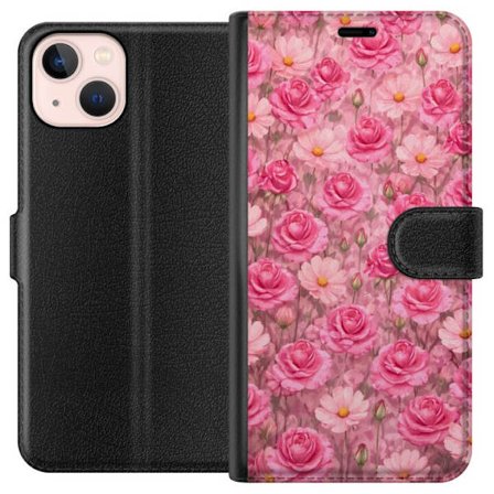 Yhteensopiva Lompakkokotelo Apple iPhone 13 Petal Reverie Blush Rose