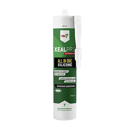 TEC7 Silikonfugemasse Hvit XEALPRO 310 ml