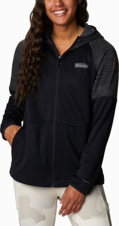 Columbia Montrail Women ́s Windgates Fullzip Hoodie long-sleeved sweaters Black XL