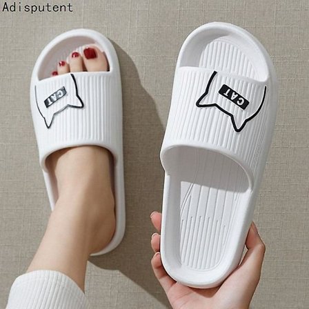 Herreslippers Flip Flops Dames Nye Bløde Eva Tyksålede Slippers Sommersandaler Par Slippers Hjemmesko Skridsikre Badeværelsessko A-1 42-43