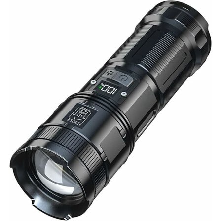 Oppladbar LED-lommelykt 3500 lumen camping nød innebygd 9000mah batteri