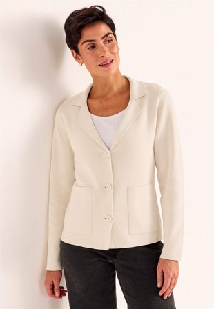 Cellbes of Sweden - Cardigan med knapper i beige til damer i størrelse 34/36
