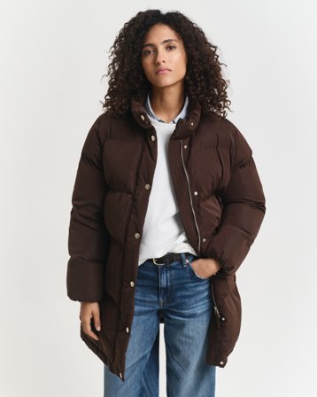 GANT Damen Active Cloud Mantel (XL) Braun Beige